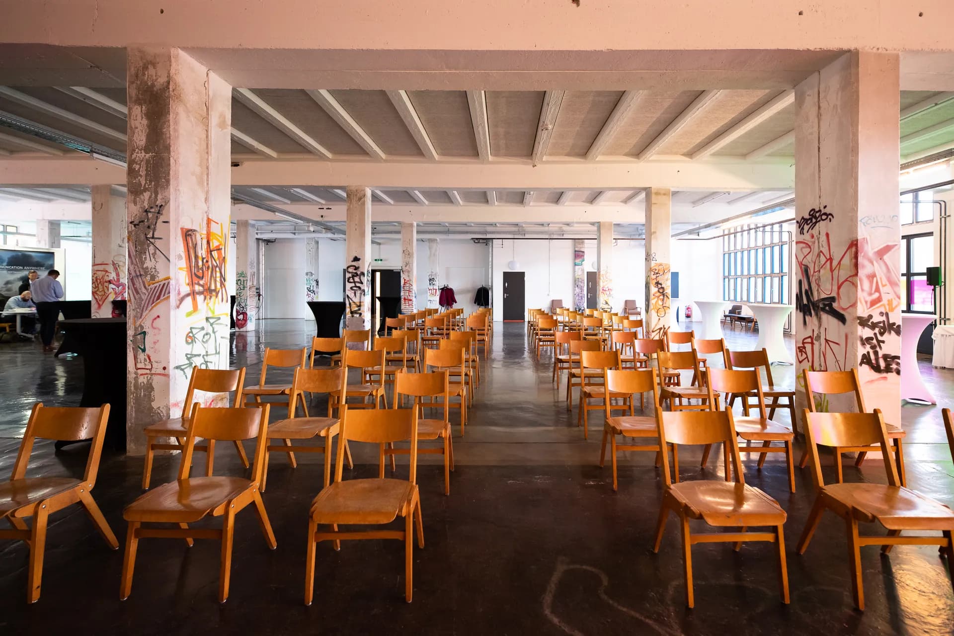 Gesamtansicht der Halle